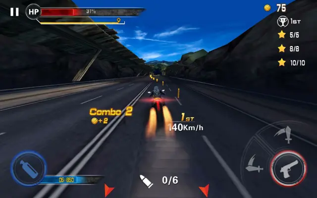 Death Moto 3 android App screenshot 0