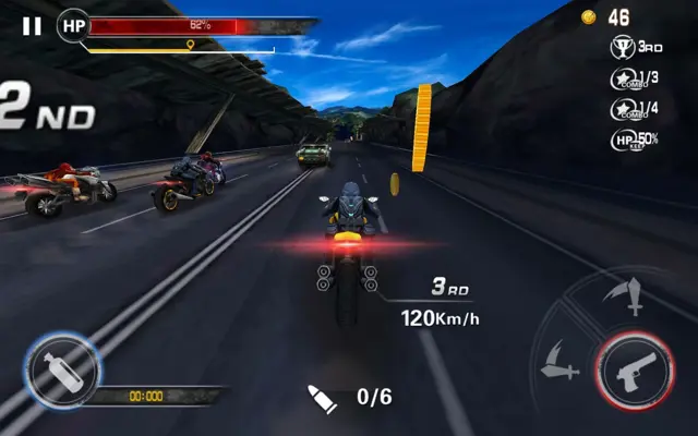 Death Moto 3 android App screenshot 2